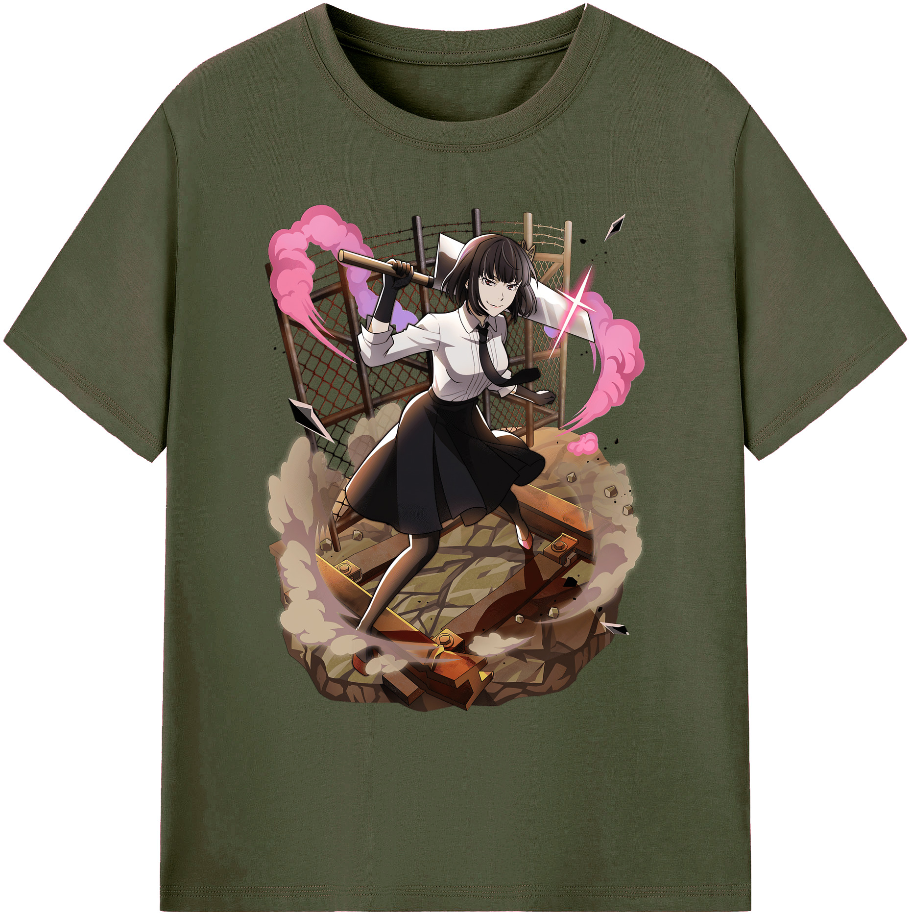 （画像用） 文豪ストレイドッグス Bungo Stray Dogs 綿100％ メンズ半袖Tシャツ｜肌触りやわらか＆通気性